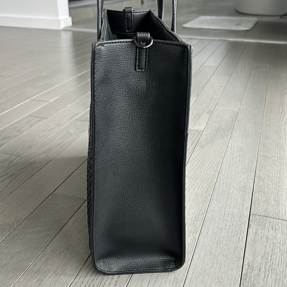 Karl Lagerfeld black leather tote - Picture 5 of 6